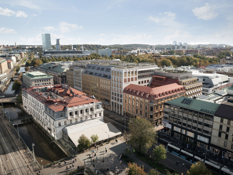 Vy över Kvarteret Johanna