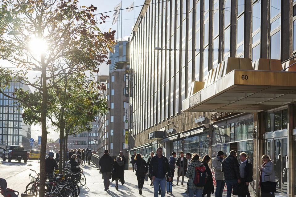 Klarabergsgatan i centrala Stockholm. 